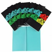 Toptan Defter 50 Adet Kaykay Renkli Sayfa Spiralsiz Defter - 1
