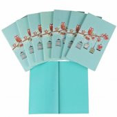 Toptan Defter 50 Adet Baykuş Renkli Sayfa Spiralsiz Defter - 1