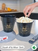 Metal Mısır Kovası - Popcorn Kovası thumbnail 1