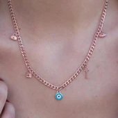 Rose Gold Kaplama Gümüş Dilek Kolyesi thumbnail 3