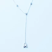 Çift Taraflı Balık Gümüş Kolye thumbnail 5