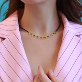 Kök Safir Taşlı Trend Kolye thumbnail 3