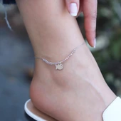 Balık Doğal Taşlı Gümüş Halhal thumbnail 2