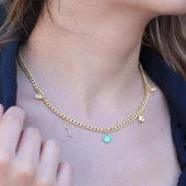 Gold Kaplama Gümüş Dilek Kolyesi thumbnail 4