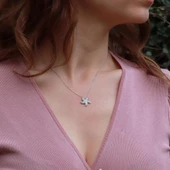 Deniz Yıldızı Zirkon Taşlı Gümüş Kolye thumbnail 2