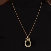 İçine Çeyrek Altın Konulabilen Lale Motifli Gümüş Kolye thumbnail 2