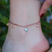 Rose Gold Kaplama Gümüş Dilek Halhalı thumbnail 1