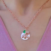 Tasarım Arılı Gümüş Kolye thumbnail 2