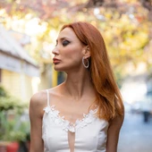 İnci Halka Gümüş Küpe - 3