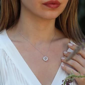 Sarı Zirkon Taşlı Lodestar Gümüş Kolye thumbnail 1