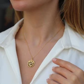 Gaian Life Gold Kaplama Gümüş Kolye thumbnail 3