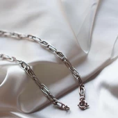 Tif Model Gümüş Zincir Kolye thumbnail 3