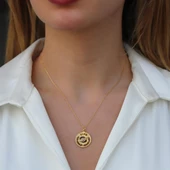 Gaian Life Gold Kaplama Gümüş Kolye thumbnail 1