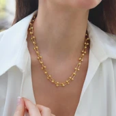 Tffny Model Gold Kaplama Gümüş Kolye thumbnail 3