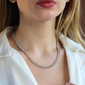Gurmet Modeli Taşlı 6mm Kolye - 1