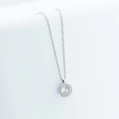 Bvlgr Modeli Zirkon Taşlı Gümüş Kolye thumbnail 2