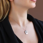 Apm Kutup Yıldızı Taşlı Gümüş Kolye thumbnail 2