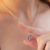 Ay Gümüş Kolye thumbnail 3