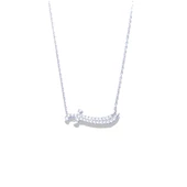 Kılıç Zirkon Taşlı Gümüş Kolye thumbnail 4