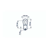 Narva CI 17638 12V 21W 1141 Sarı Y.T. Ampul - 2