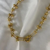 Tffny Model Gold Kaplama Gümüş Kolye thumbnail 6