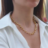 Tffny Model Gold Kaplama Gümüş Kolye thumbnail 1