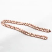 Rose Gold Kaplama 925 Ayar Gümüş Köstek Zincir thumbnail 2