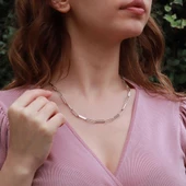 Trend Geçme Gümüş Zincir thumbnail 1