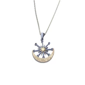 Apollon Oksitli Gold Kaplama Gümüş Kolye thumbnail 4