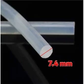 5 ADET İnce Mum Silikon 7.4 mm Çubuk Sıcak Silikon Hobi Süs Hediyelik Eşya Maket Yapıştırma Slikon - 4