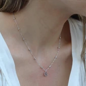 Kar Tanesi Gümüş Kolye thumbnail 2