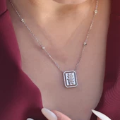 Frame 925 Ayar Gümüş Kolye thumbnail 1