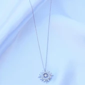 Sarı Zirkon Taşlı Lodestar Gümüş Kolye thumbnail 4