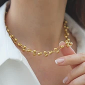 Tffny Model Gold Kaplama Gümüş Kolye thumbnail 4