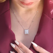 Frame 925 Ayar Gümüş Kolye thumbnail 2