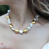 Barok İnci Gümüş Kolye thumbnail 3