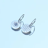 Apm Modeli Zirkon Taşlı Göz Gümüş Küpe thumbnail 5