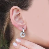 Tiff Model 925 Ayar Gümüş Küpe thumbnail 1