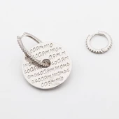 Apm  Monaco Modeli  Yılan Figürlü Zirkon Taşlı Gümüş Küpe thumbnail 4