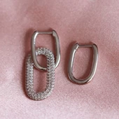 Apm Monaco Modeli Zirkon Taşlı Gümüş Küpe thumbnail 1