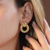 Bombshell Gümüş Küpe thumbnail 4