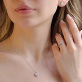 Mini Baget Kesim Gümüş Set thumbnail 1