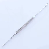 Su Yolu Zirkon Taşlı Gümüş Bileklik thumbnail 4