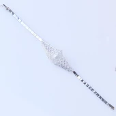 Zirkon Taşlı Hürrem Modeli Gümüş Bileklik thumbnail 2