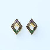 Çift Taraflı Kite Gümüş Küpe thumbnail 2