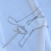 Tasarım Model İncili Gümüş Set thumbnail 4