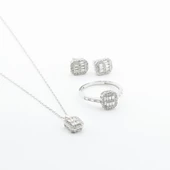 Mini Baget Kesim Gümüş Set thumbnail 2