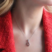 Mekik Modeli Zultanit Taşlı Gümüş Set thumbnail 2