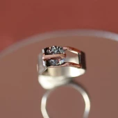 Zirkon Taşlı El İşli Gümüş Yüzük thumbnail 2