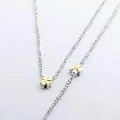 Yonca Zirkon Taşlı Su Yolu Gümüş Set thumbnail 5